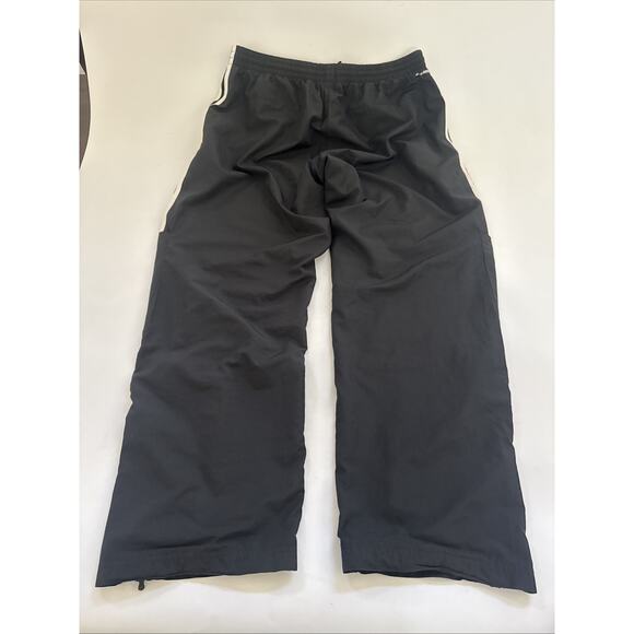 Vintage Adidas Track Pants Mens Large Black Windbreaker Training Y2K 90s Retro - Picture 5 of 12